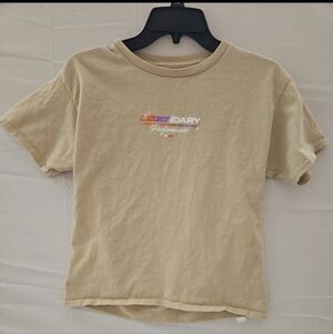 Popular Poison Legendary Performance Car Shirt Mens Size Large Beige